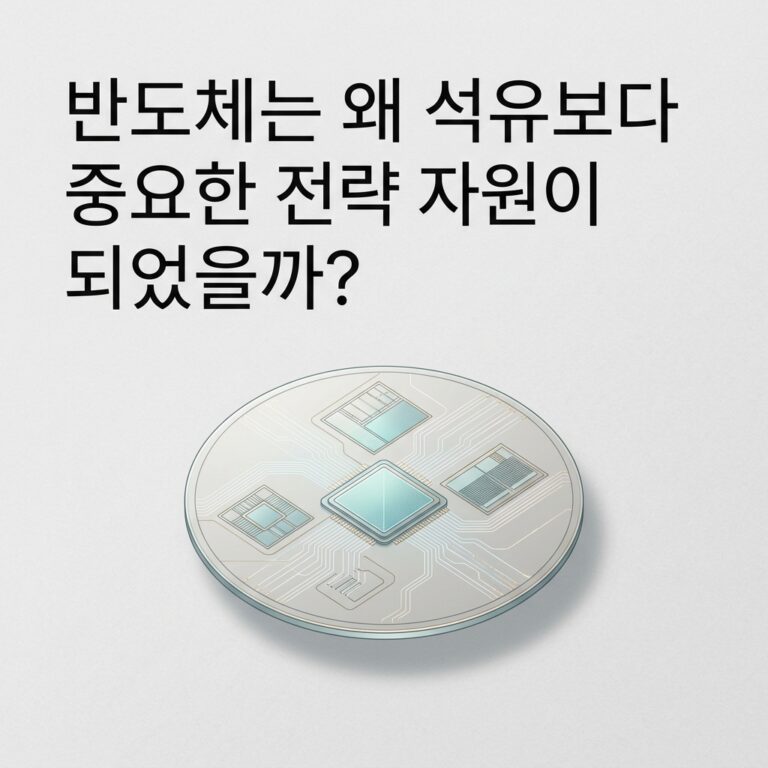ai thumbnail minimal 반도체는 왜 석유보다 중요한 전략 자원이 되었을까 1787754199