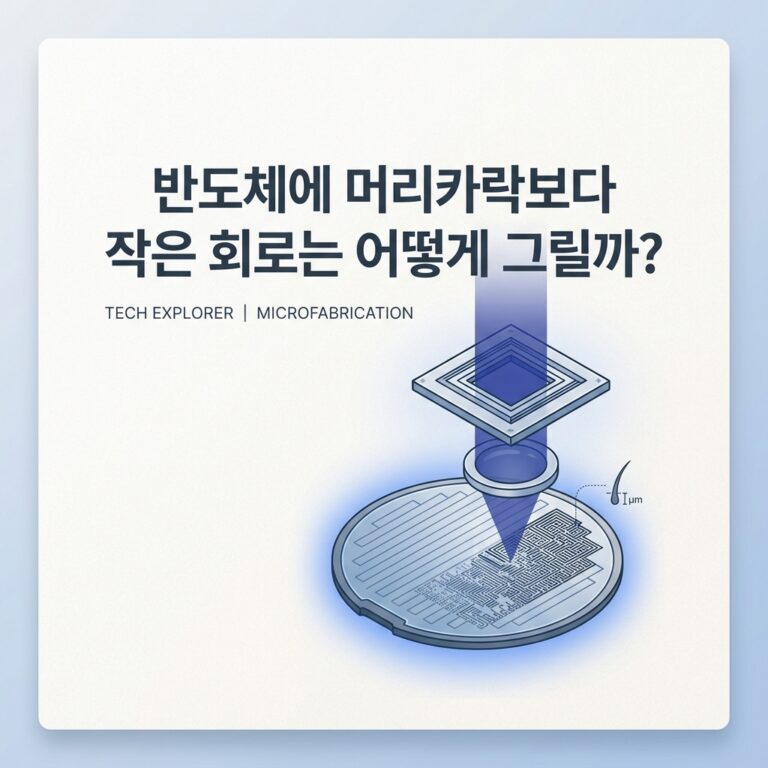 ai thumbnail minimal 반도체에 머리카락보다 작은 회로는 어떻게 그릴까 1787754766