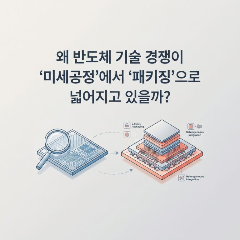 ai thumbnail minimal 왜 반도체 기술 경쟁이 ‘미세공정에서 ‘패키징으로 넓어지고 있을까 1787754245
