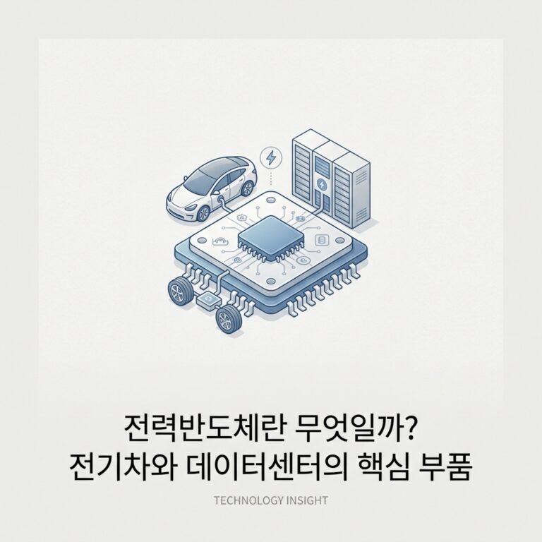 ai thumbnail minimal 전력반도체란 무엇일까 전기차와 데이터센터의 핵심 부품 1787752734