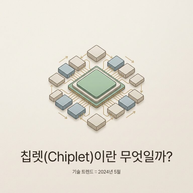 ai thumbnail minimal 칩렛Chiplet이란 무엇일까 1787754313