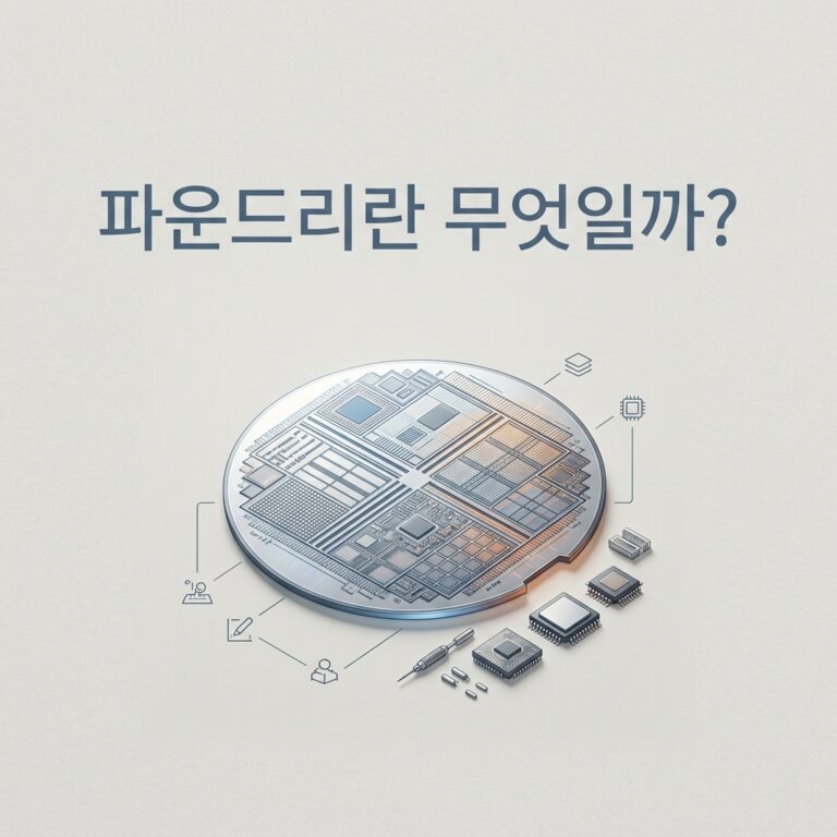 ai thumbnail minimal 파운드리란 무엇일까 1787754554